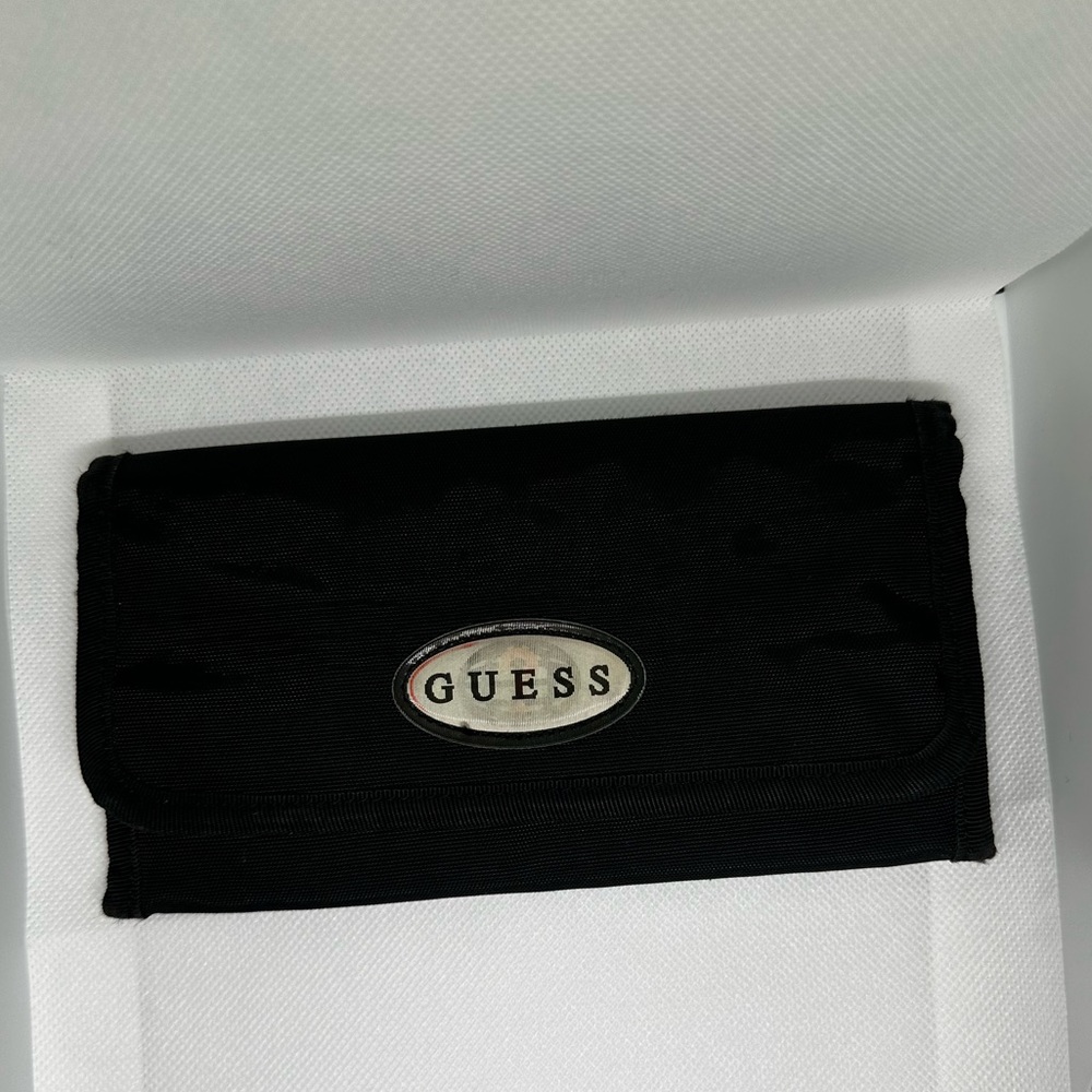 Guess Black Nylon Wallet Organizer